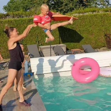 Maison Chez Mariebel - 20 Pers Avec Piscine Jacuzzi Sauna Casa vacanze Ottonville et Ricrange